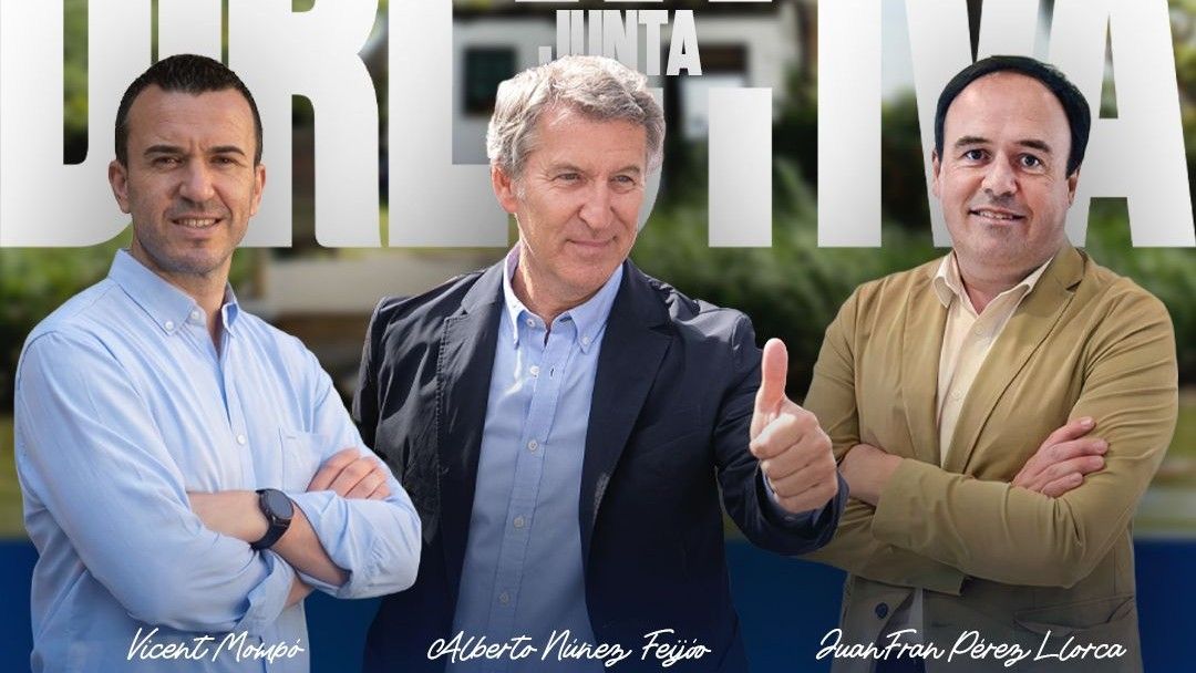 Feijóo refuerza su presencia en Valencia con un PPCV dividido ante su silencio sobre la elección del candidato