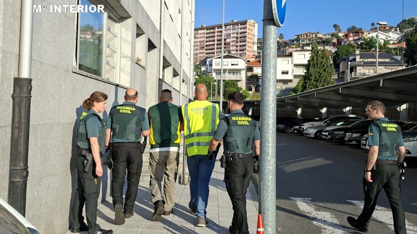 Detenido el hombre que agredió a su expareja y secuestró a su bebé en Ponte Caldelas (Pontevedra)