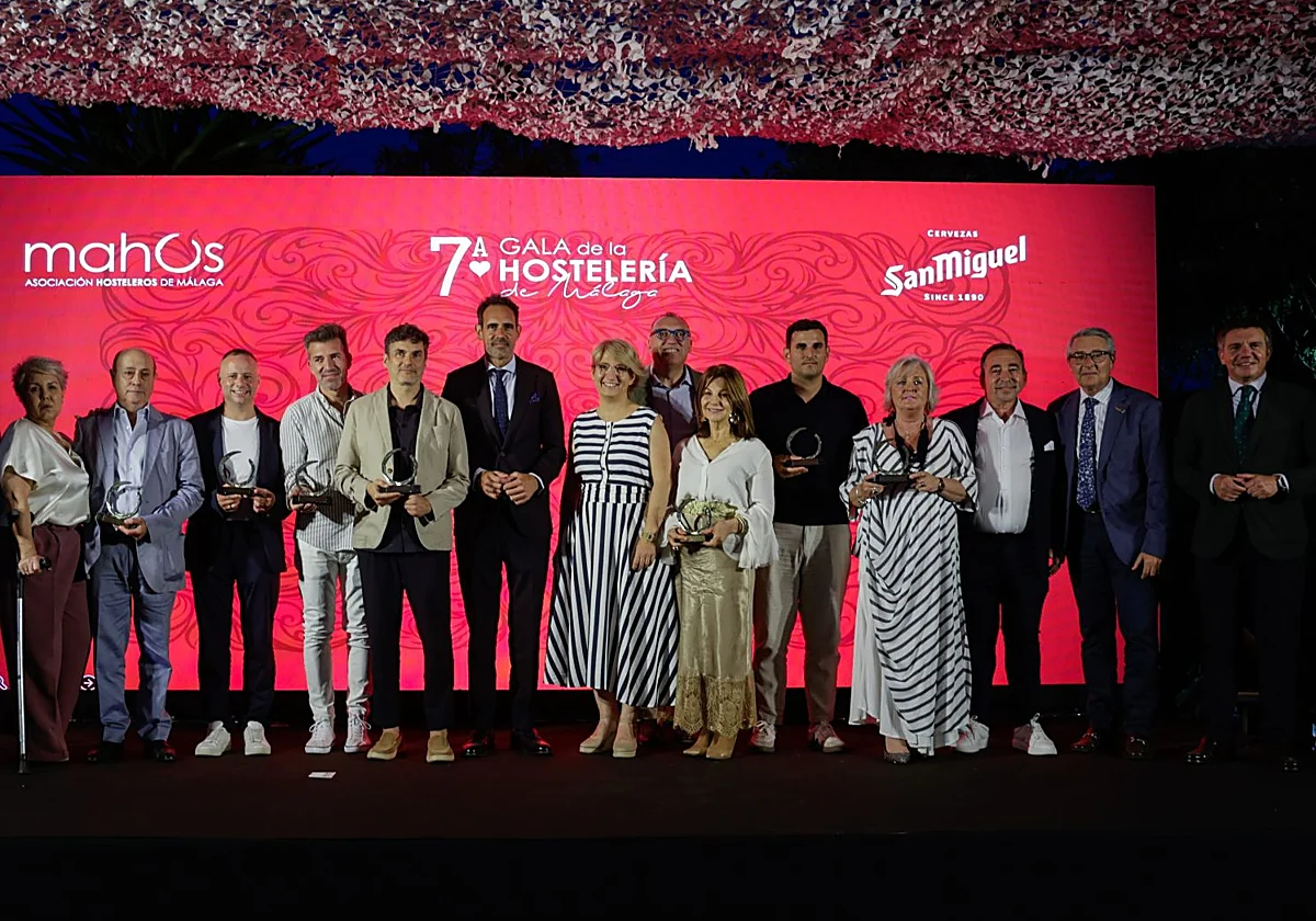 La gran noche de la hostelería: premios, magia y muchos malaguistas