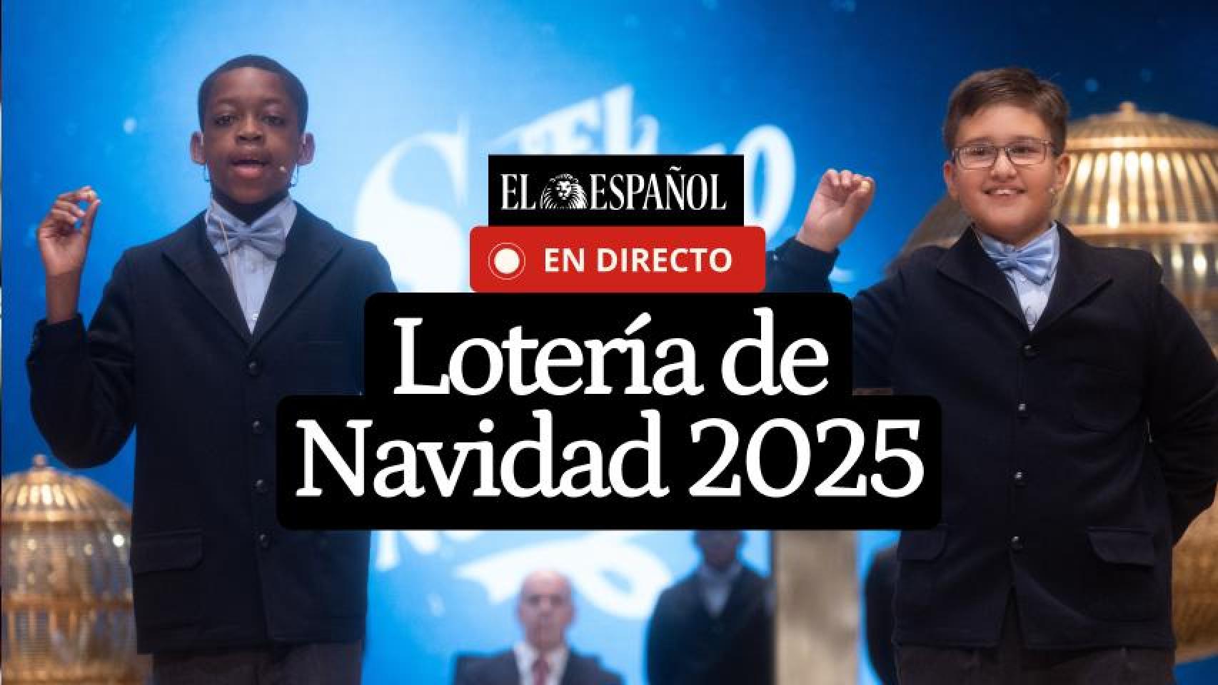 Lotería Navidad 2025, comprobar en directo | Primer premio "Gordo de Navidad" y números premiados