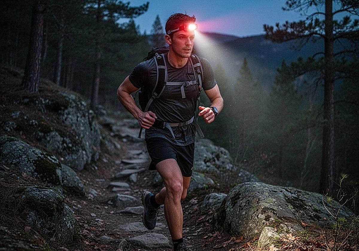 Si eres de los que salen de ruta o a correr por la noche, esta linterna frontal es para ti