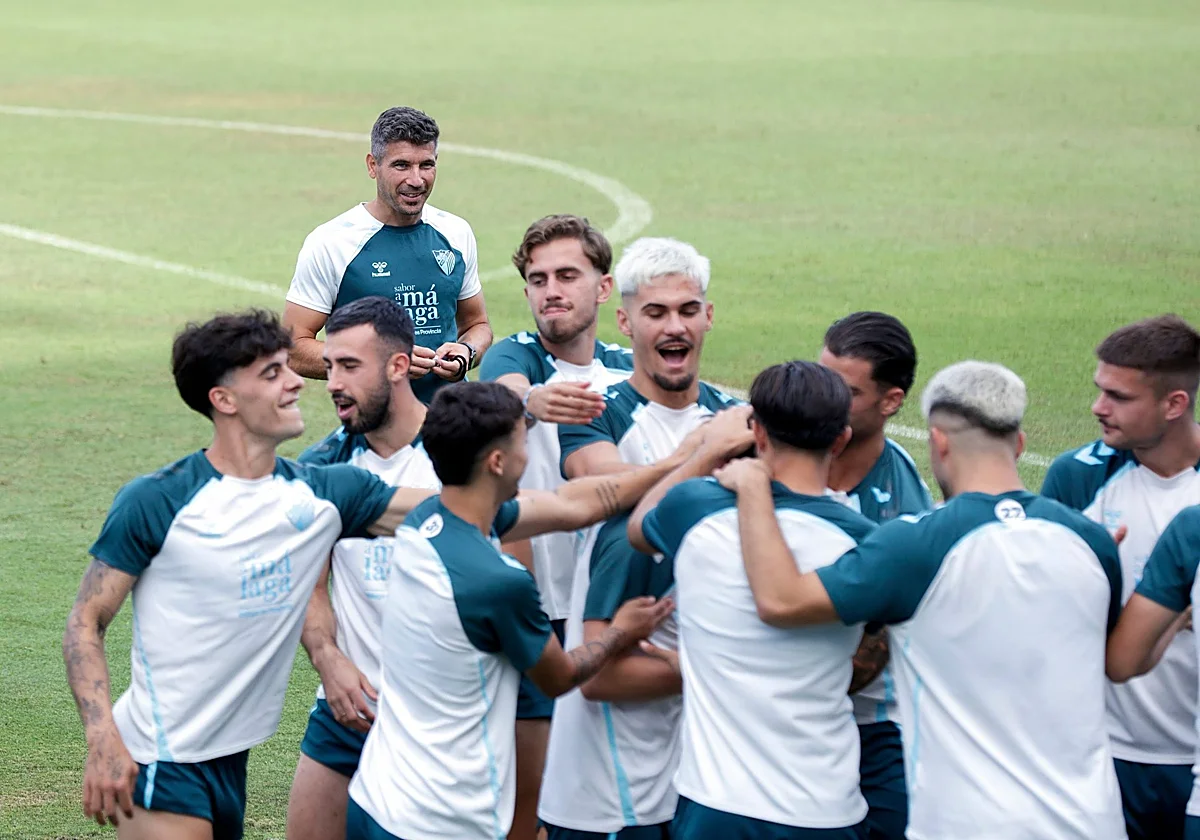 El último entrenamiento de la temporada en el Málaga