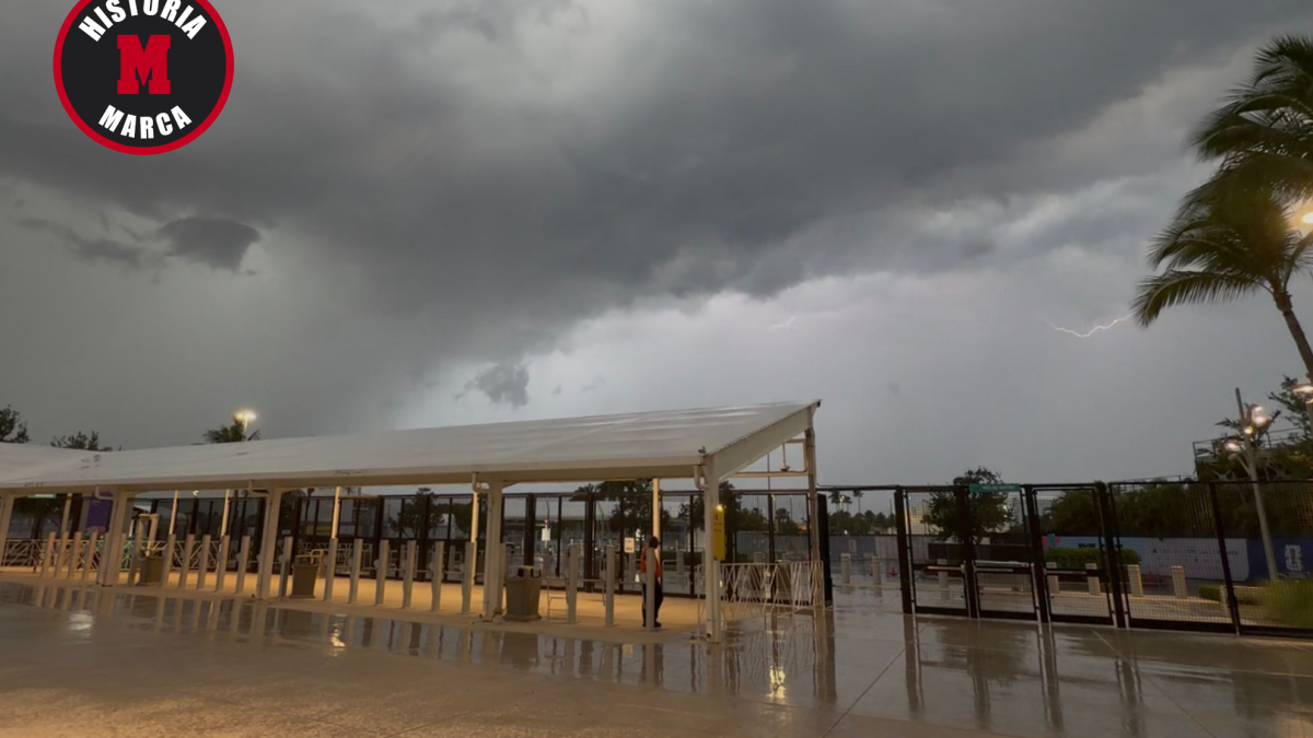Atrapados en el Hard Rock Stadium de Miami: así reacciona el Mundial a una tormenta eléctrica