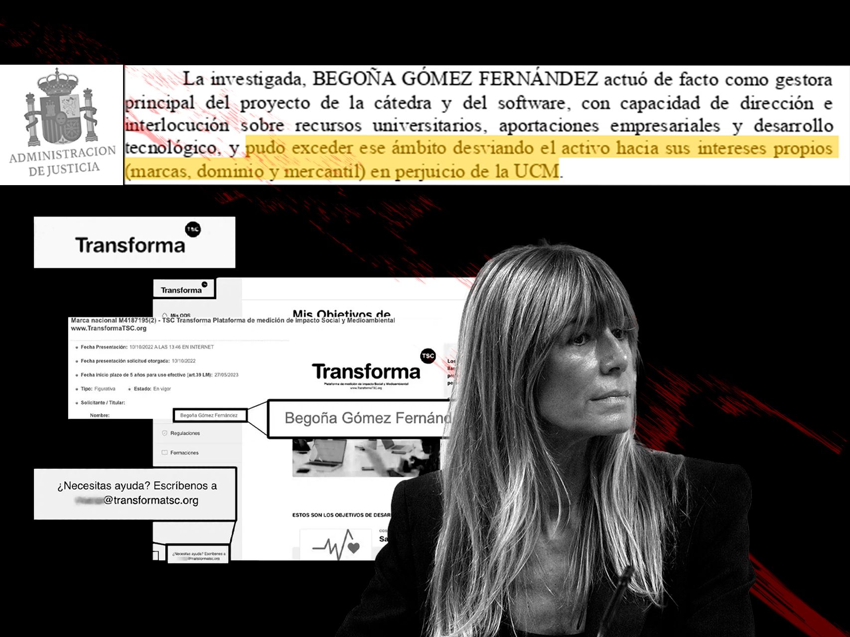 Así se apropió Begoña Gómez del software de la Complutense registrándolo a su nombre con fines lucrativos, según el juez