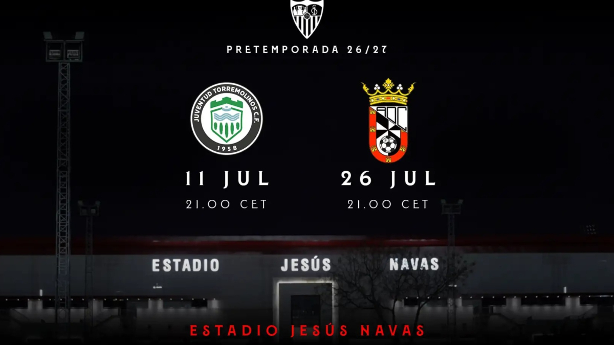 El Sevilla confirma dos amistosos a puerta cerrada