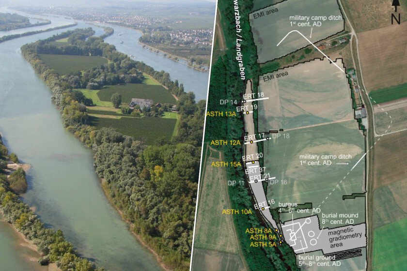 Creíamos que era un meandro del Rin. En realidad era un enorme canal de agua romano que sobrevivió 300 años a la caída del Imperio