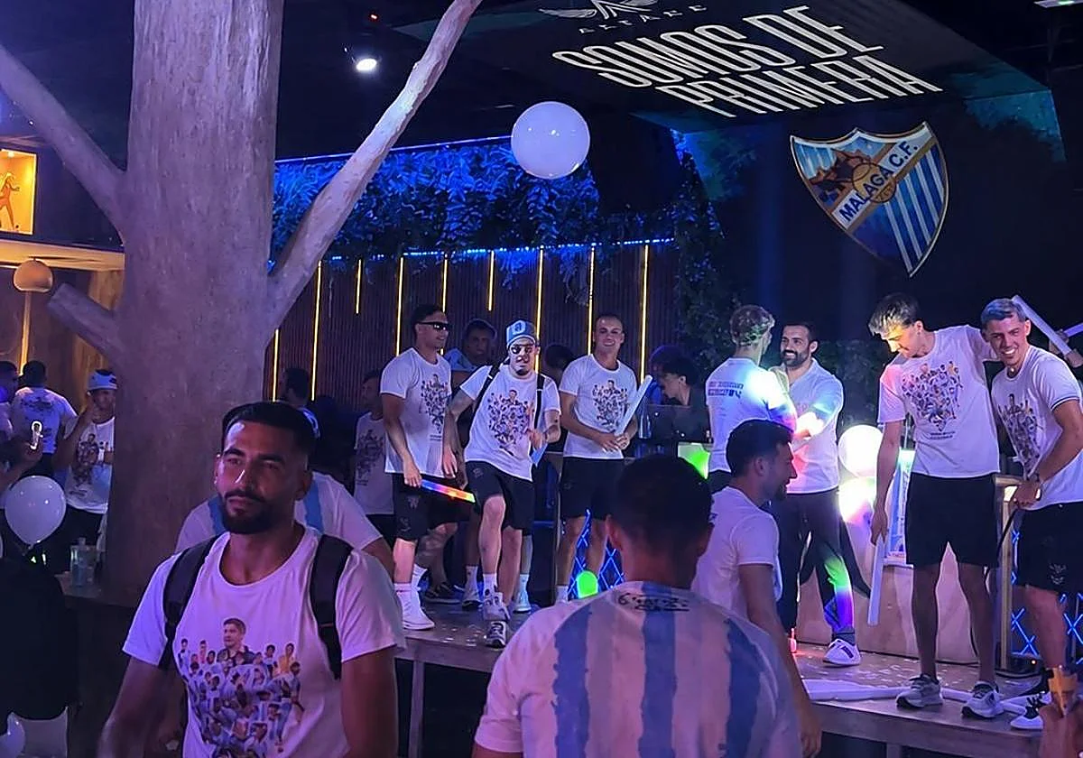 Así fue la fiesta privada del Málaga por el ascenso: más de 300 personas invitadas