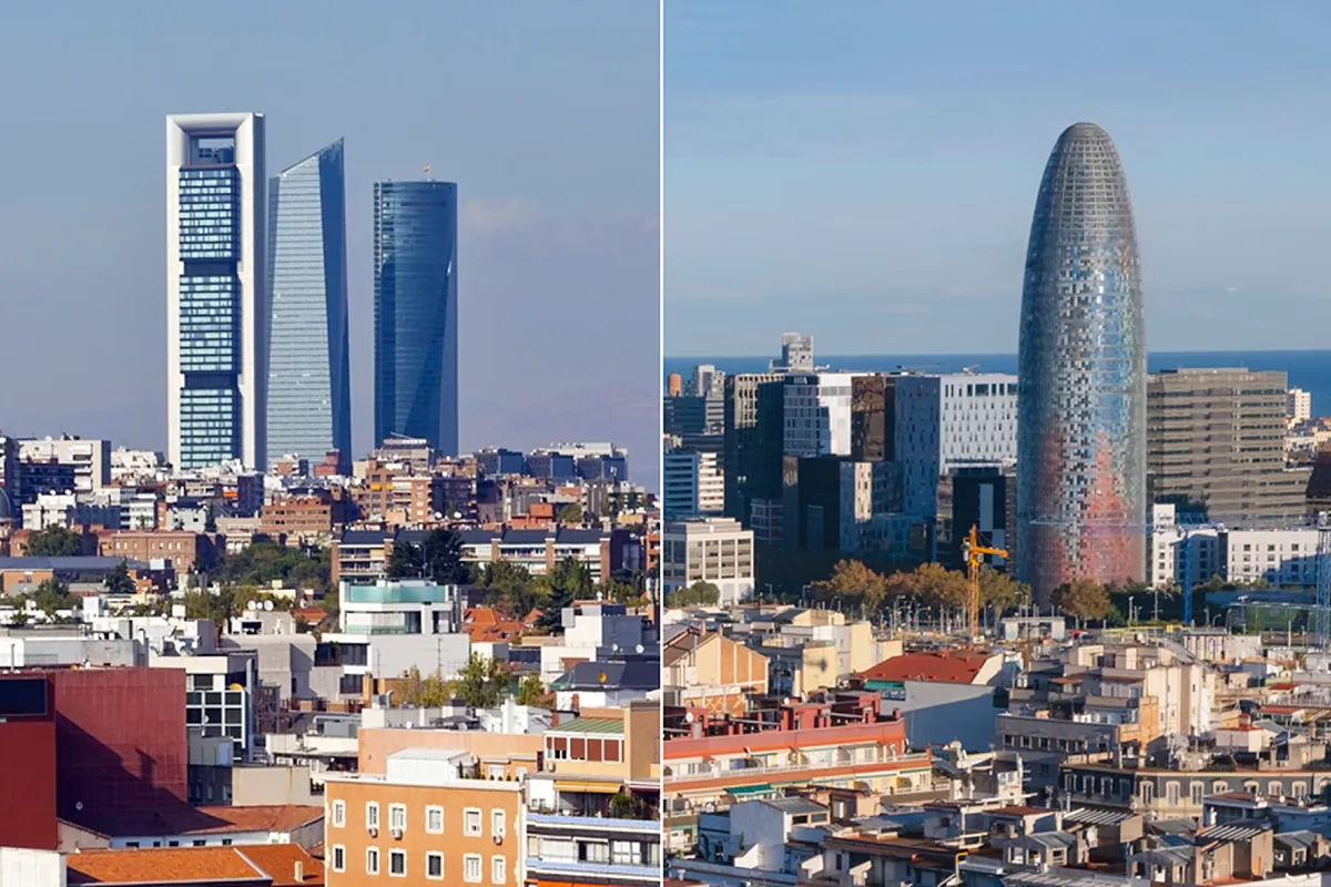 El alquiler cae en la mitad de barrios de Barcelona y en algunos de Madrid