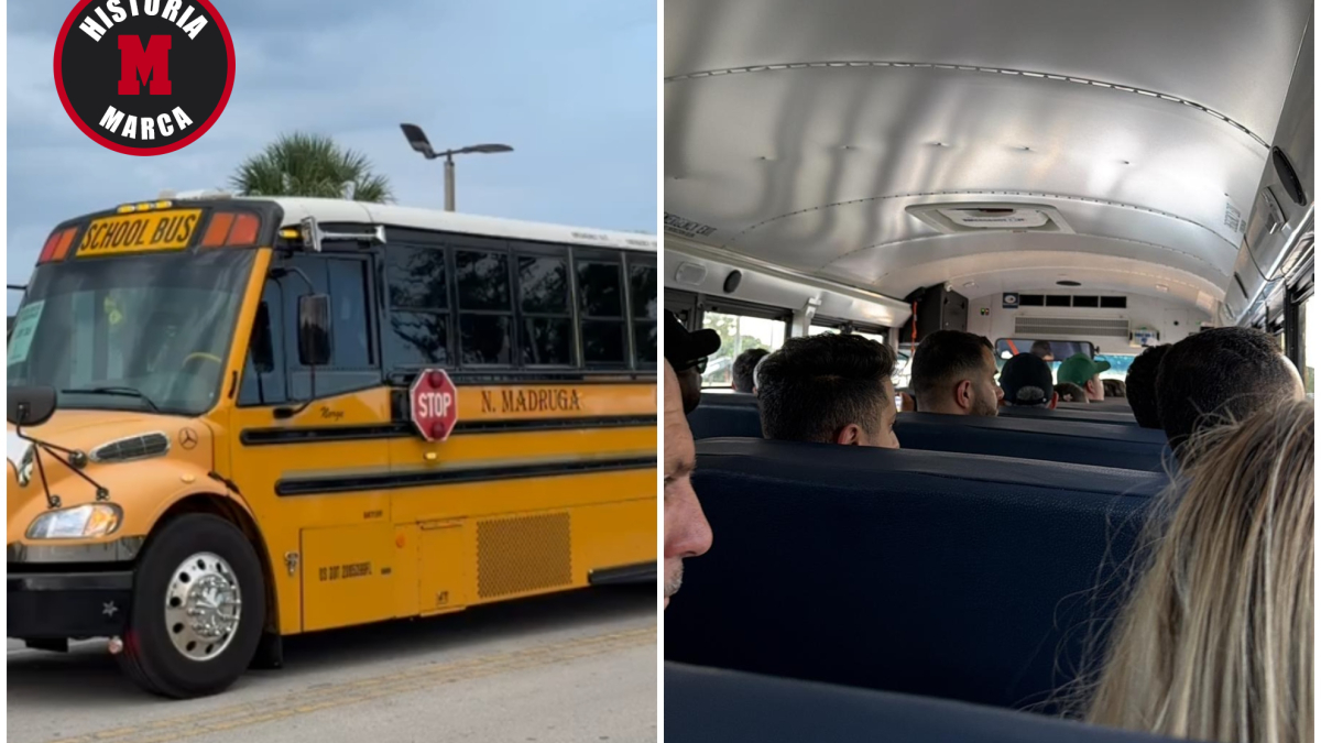 ¡Al estadio en autobús escolar!<br>