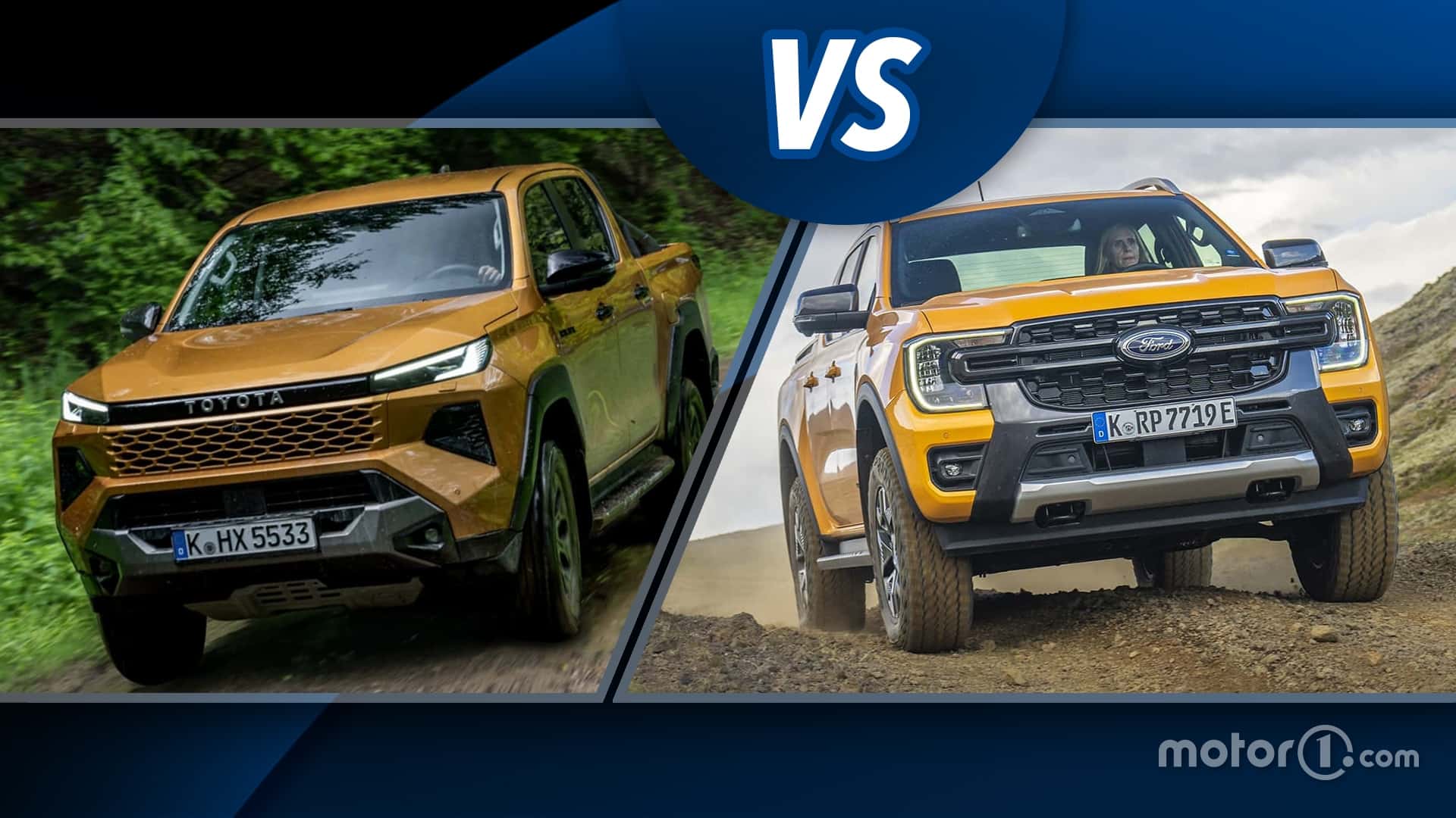 Toyota Hilux vs. Ford Ranger, duelo entre pick-up de última hornada