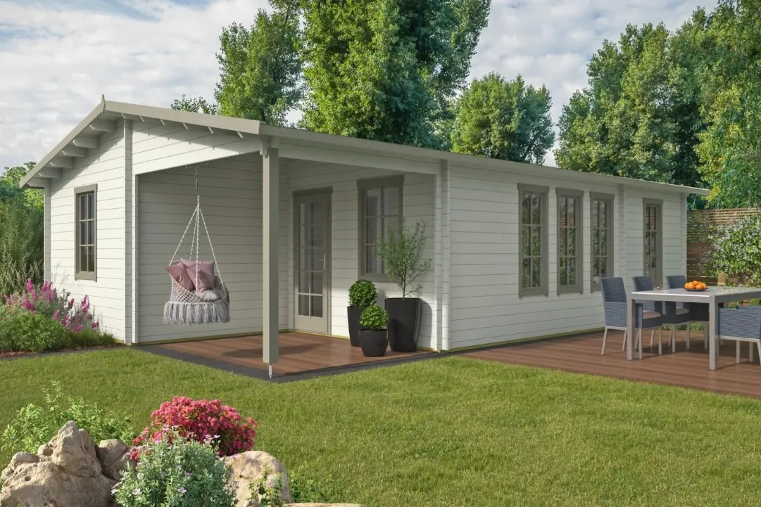 Así es la casa prefabricada de 70 m2 y tres dormitorios, que está rebajada a 24.000 euros