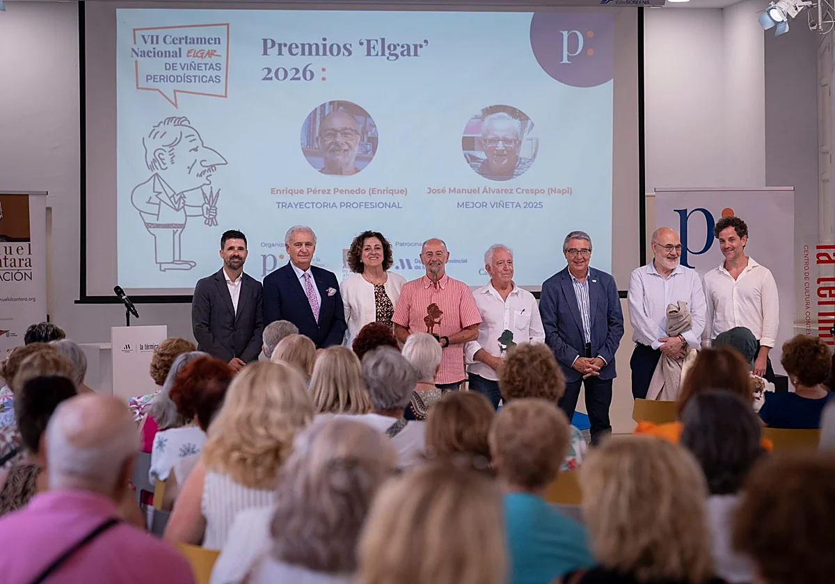 Enrique y Napi reivindican la viñeta como ejercicio de libertad en los Premios Elgar