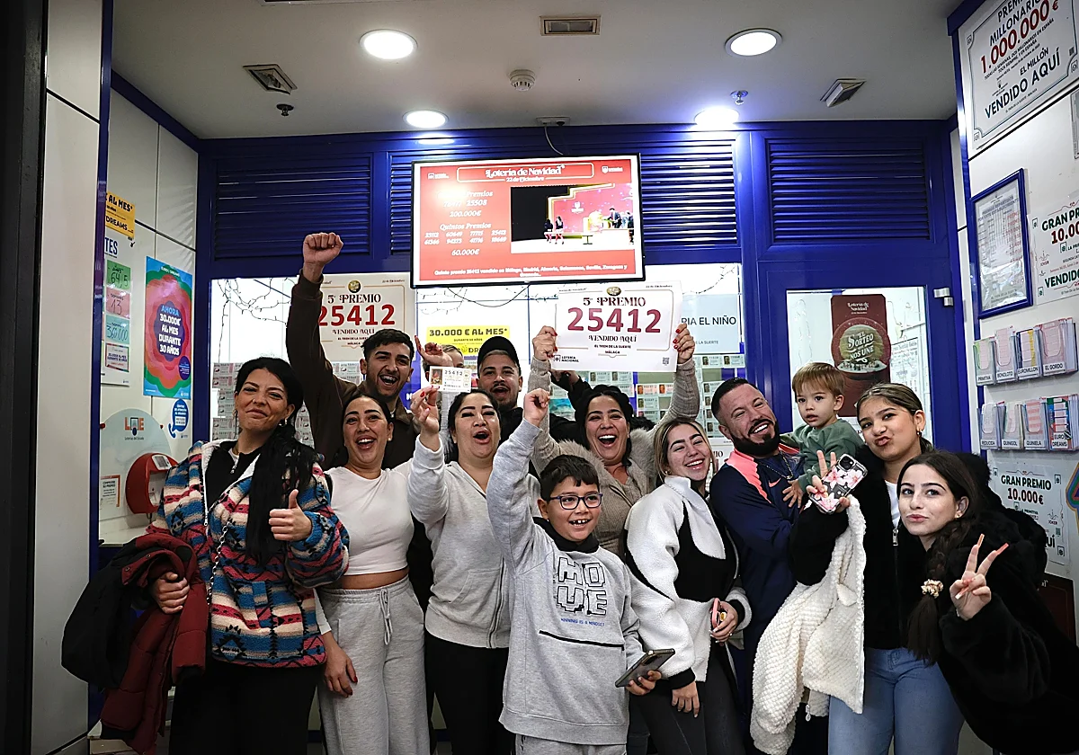 El Tren de la Suerte hace parada en Málaga ocho millones de euros... y no sólo entre los viajeros