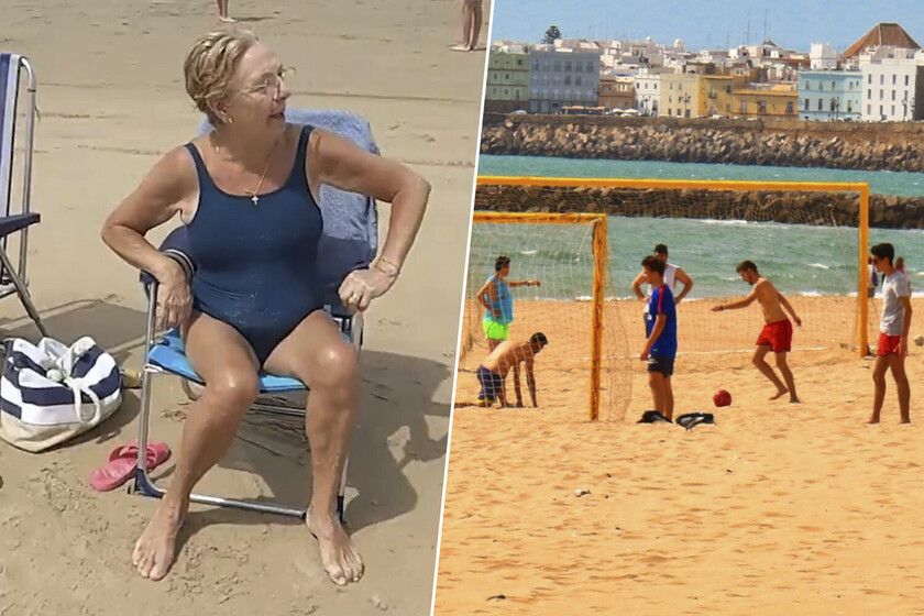 "Otra vez con la pelotita": en Cádiz han decidido que jugar al fútbol en la playa es una actividad prohibida