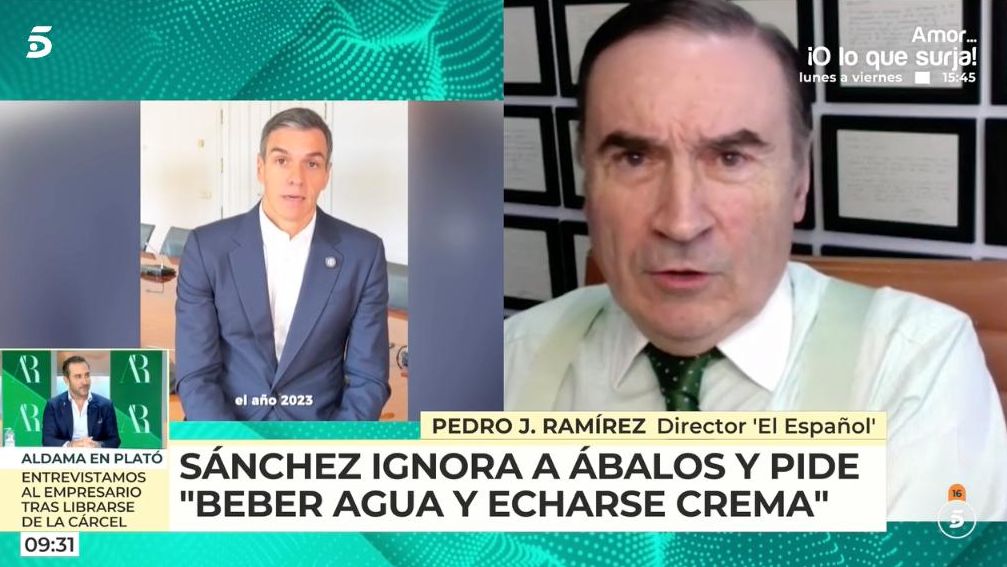 Pedro J. en 'AR': "Sánchez no es consciente de la apisonadora que le ha pasado por encima, debe encontrar una manera rápida de dejar la vida pública"