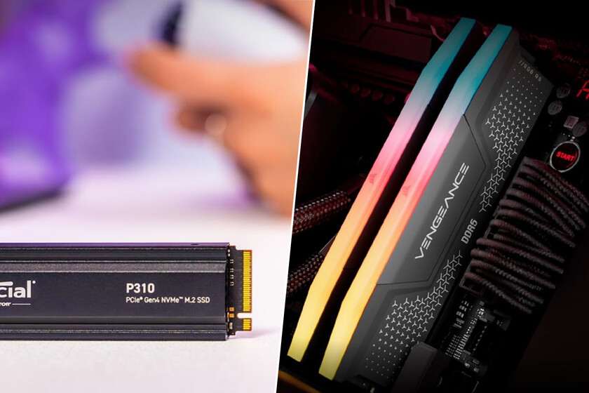 Con el Prime Day la crisis de la RAM duele un poco menos, gracias a estas ofertas en memorias, tarjetas gráficas y portátiles