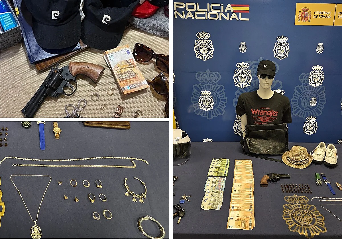 Capturan a los ladrones que atracaron una joyería en Huelin a punta de pistola y maniataron a los dueños