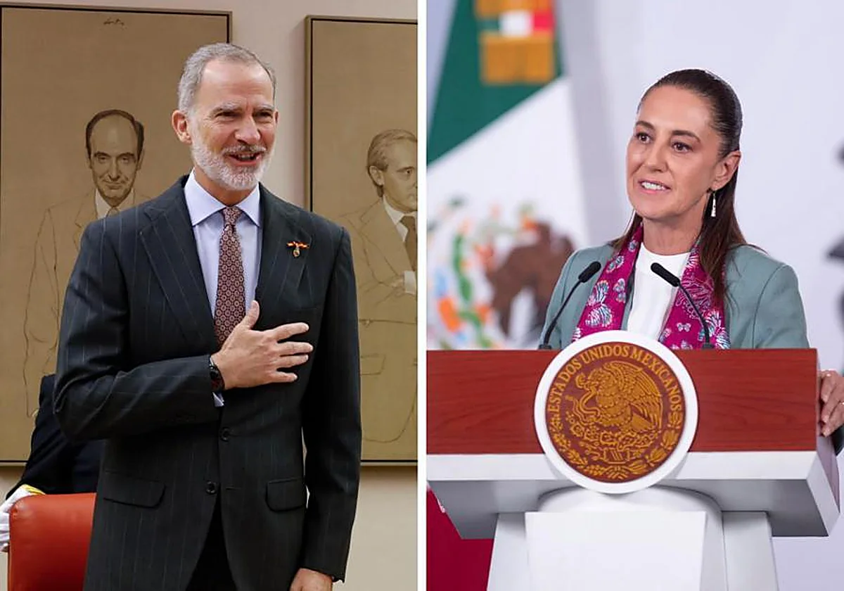 Felipe VI y Sheinbaum avanzarán en el deshielo entre España y México en su encuentro en la capital azteca