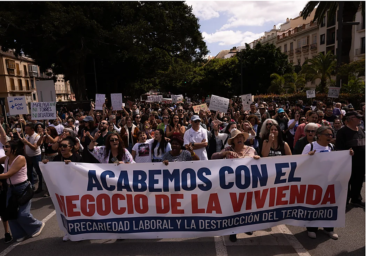 Málaga se manifiesta este sábado por la vivienda, los salarios y la defensa de la ciudad