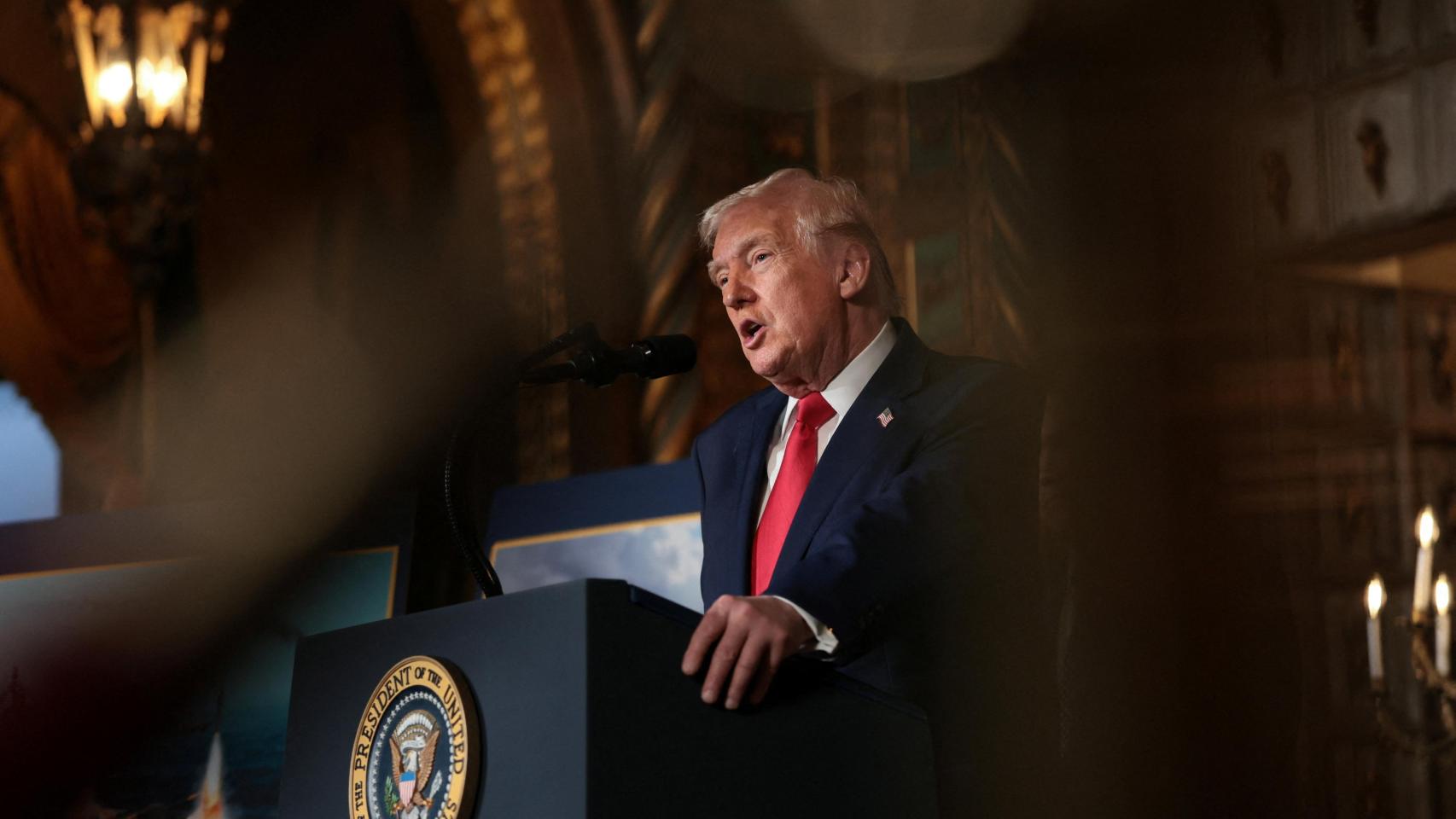 Trump anuncia la construcción de una flota de buques de guerra con capacidad nuclear y les pondrá su nombre