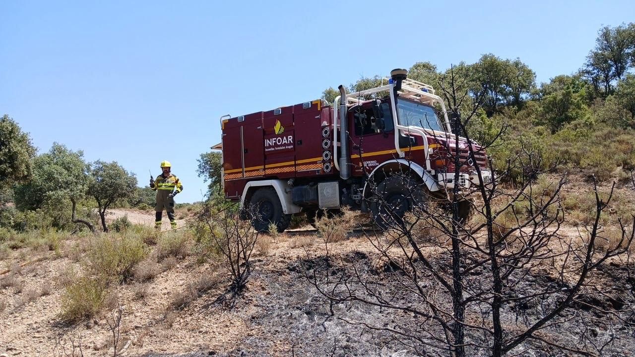 Aragón da por estabilizado el incendio en Tamarite y permite regresar a los vecinos desalojados a sus casas