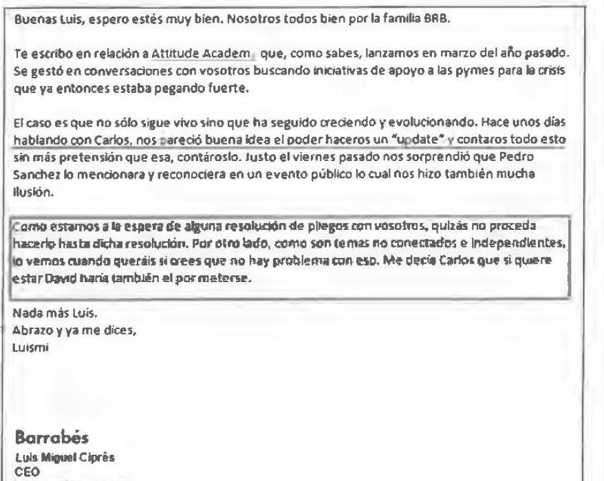 Barrabés se aprovechó de un elogio de Sánchez en plena valoración de las ofertas a los contratos 'amañados' en Red
