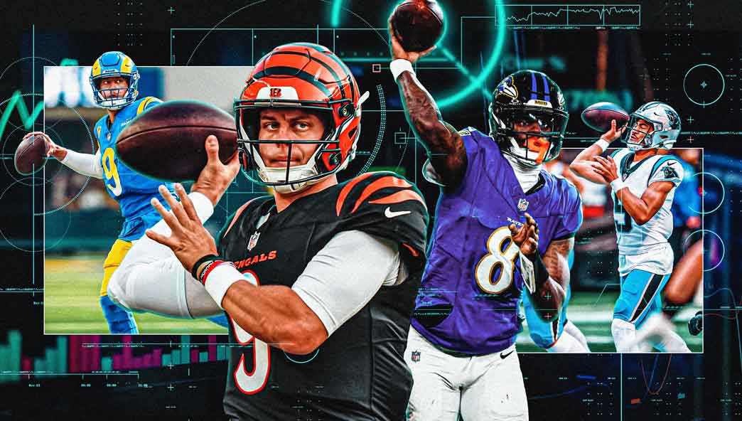 Quarterbacks under pressure: Which NFL QBs saw the biggest performance drop?