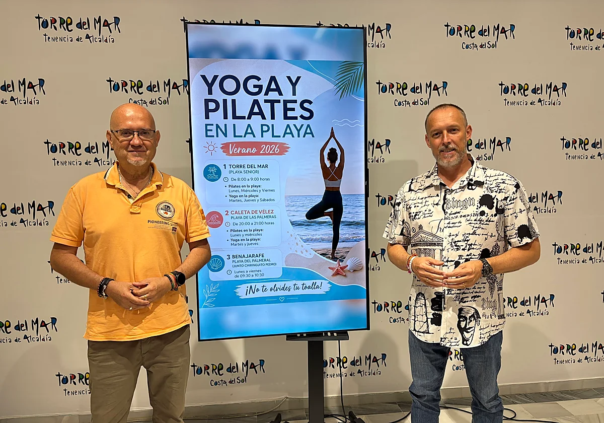 Torre del Mar, Caleta y Benajarafe estrenan yoga y pilates gratis en la playa este verano