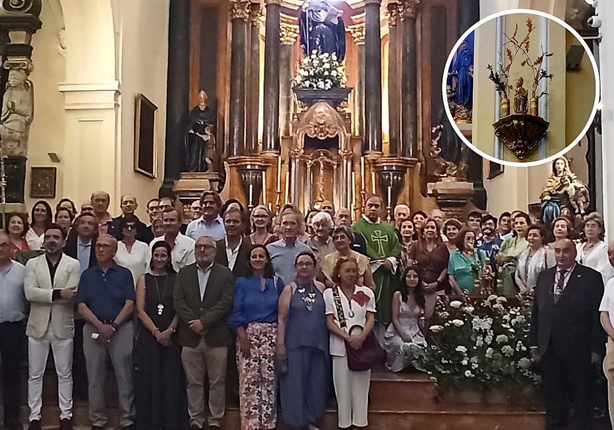 La Virgen de Valvanera regresa a la iglesia de San Agustín de Málaga 95 años después
