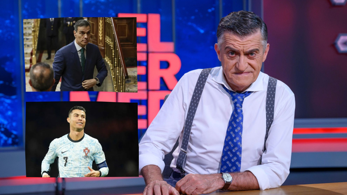 Wyoming compara a Pedro Sánchez con Cristiano Ronaldo: "Los dos están en buena forma"