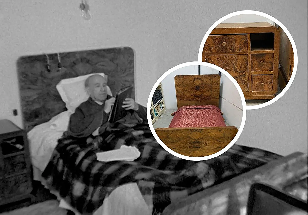 La Diputación cederá a Madrid el dormitorio de Aleixandre tras dos décadas almacenado en Málaga
