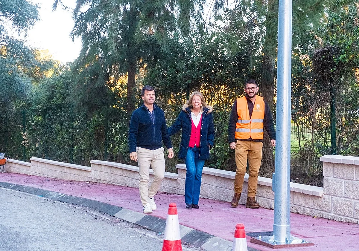 El Ayuntamiento de Marbella amplía las obras de mejora de la seguridad vial de la Cañada de Ganados
