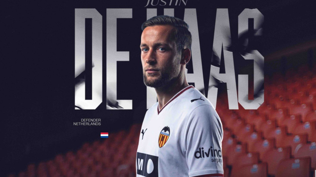 El Valencia anuncia el fichaje de Justin de Haas hasta 2030