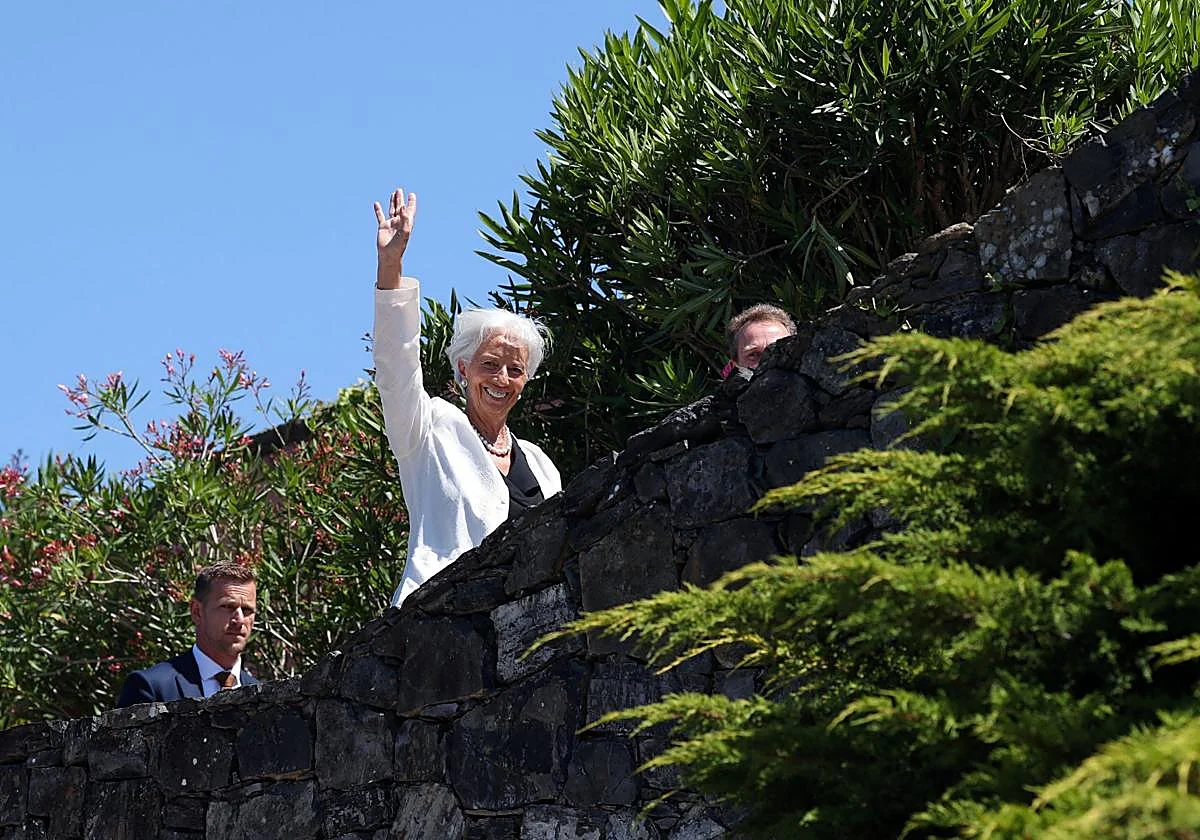 Lagarde ve menos riesgos en la inflación y aleja la posibilidad de otra subida de tipos en julio