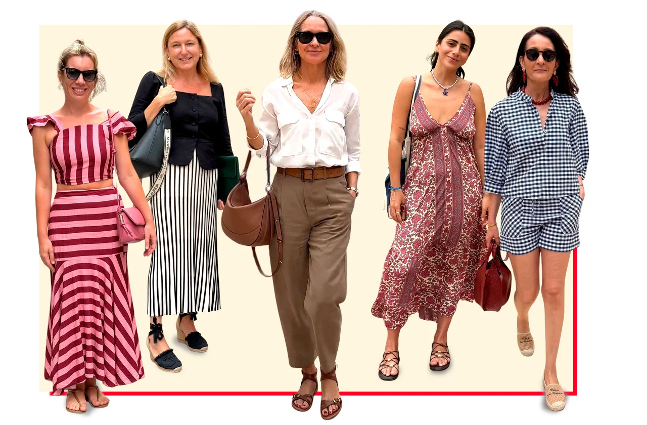 Vichy versus rayas: duelo de estampados de moda en el street style malagueño