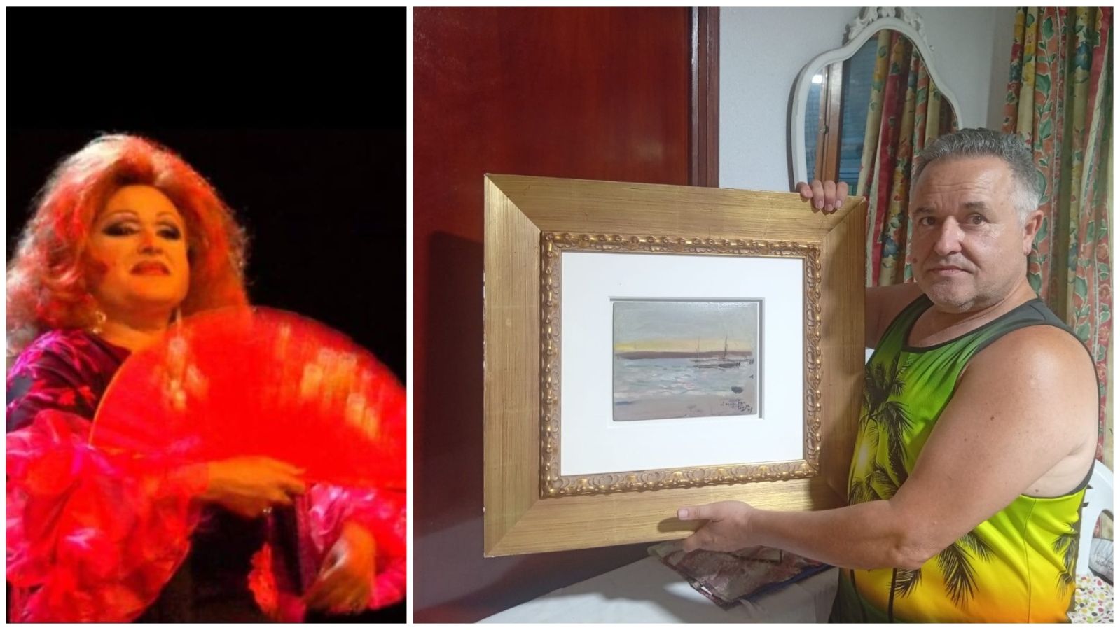 Andrés, el imitador de Lola Flores en paro que se encontró un Sorolla en Sevilla y lo ha devuelto: costaba 150.000 €