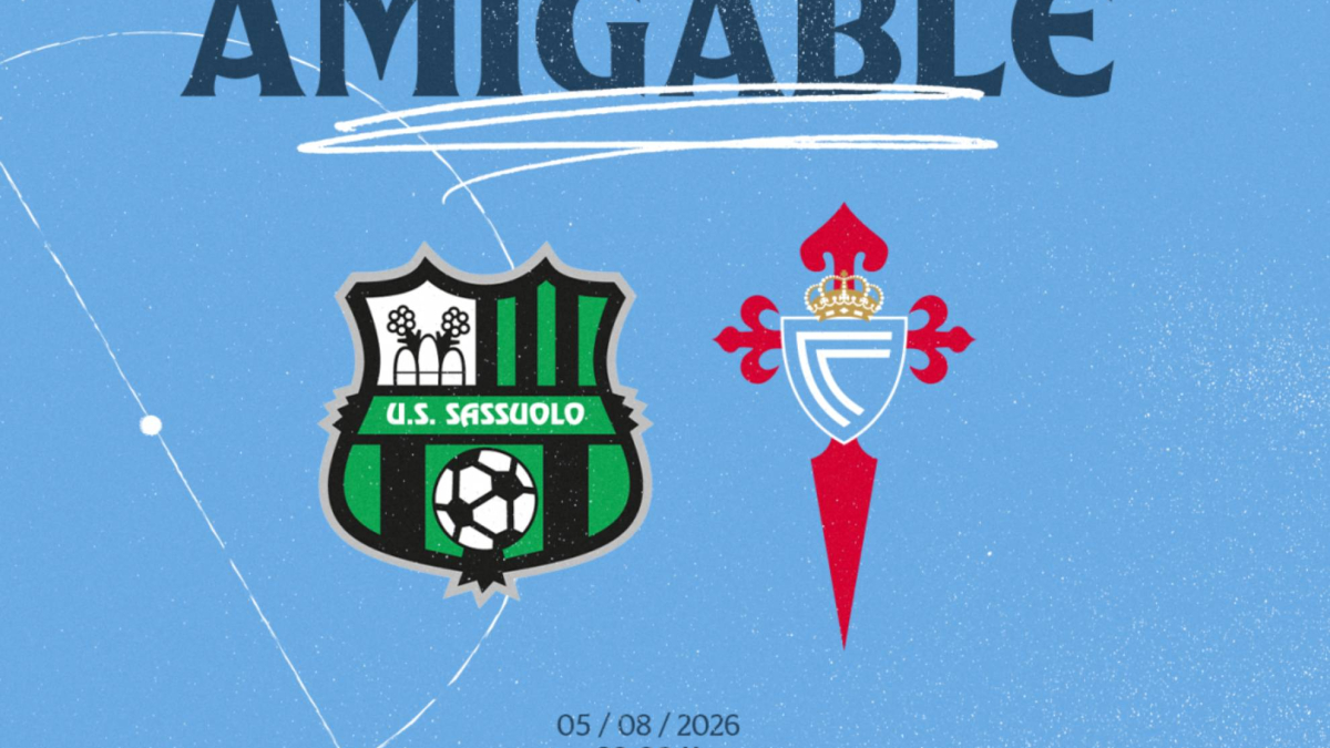 El Sassuolo nuevo rival de la pretemporada céltica