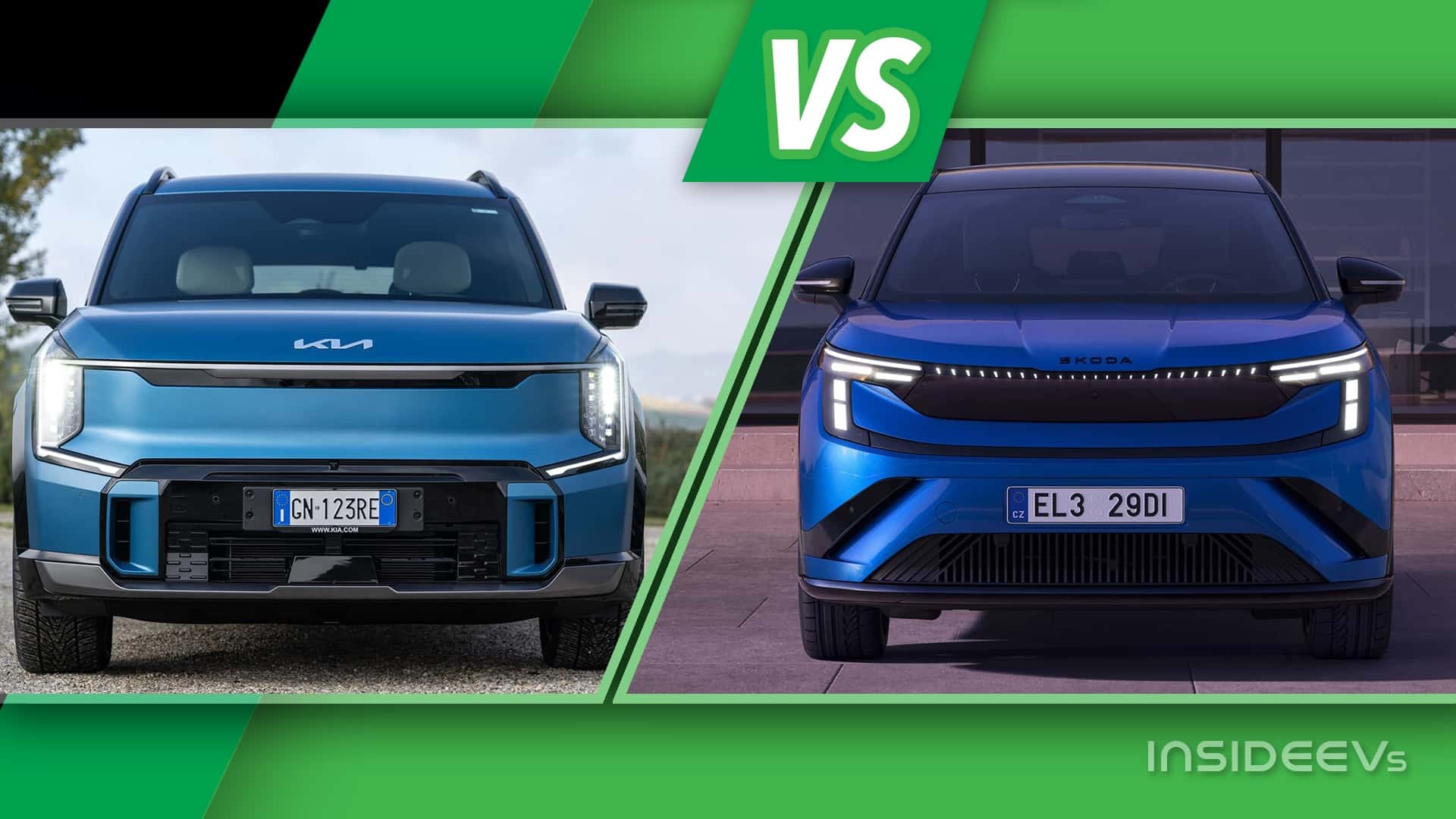 Kia EV9 vs Skoda Peaq: el duelo entre los SUV de gran tamaño y 7 plazas