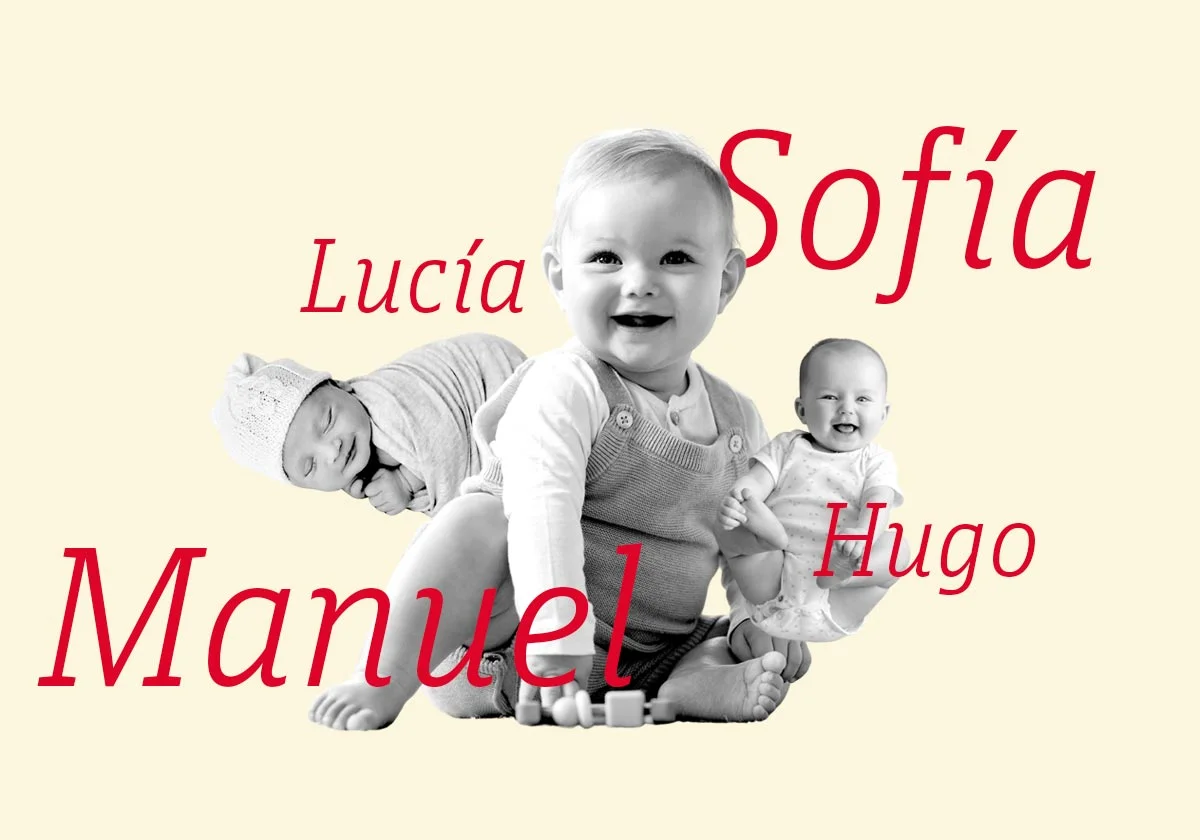 Thiago y Alma irrumpen en el 'top' de los nombres de bebés en Málaga