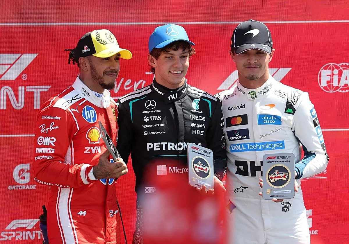 Antonelli, inalcanzable para los Ferrari en Silverstone