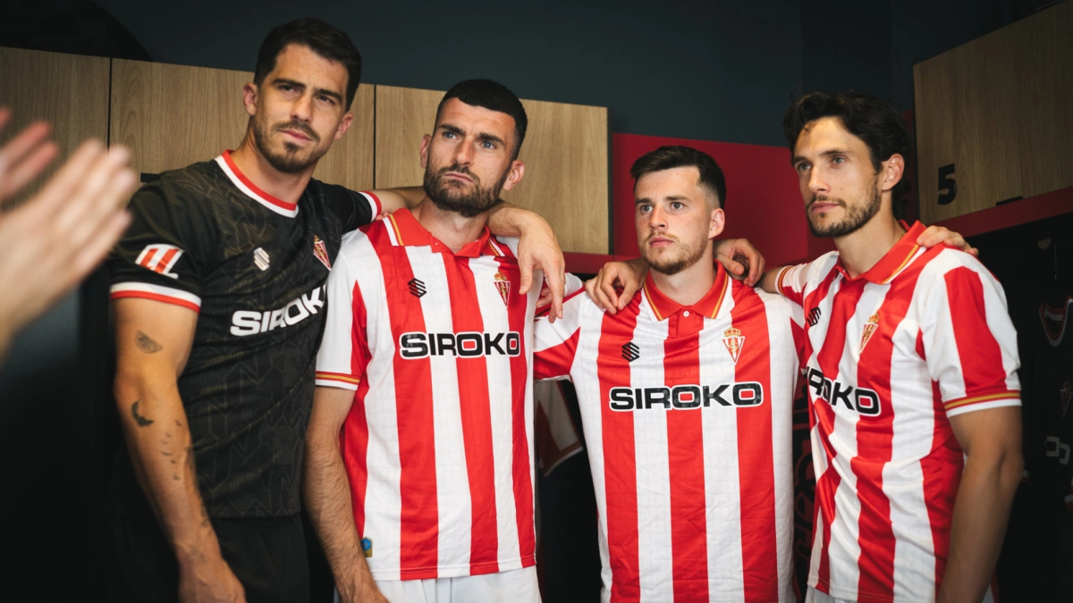 El Sporting presenta su nueva equipación: ¡igual que la de ¡1905!