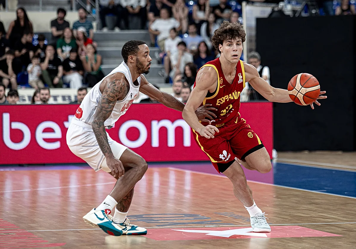 Buenos números de Saint-Supéry en la derrota de España ante Georgia en la prórroga