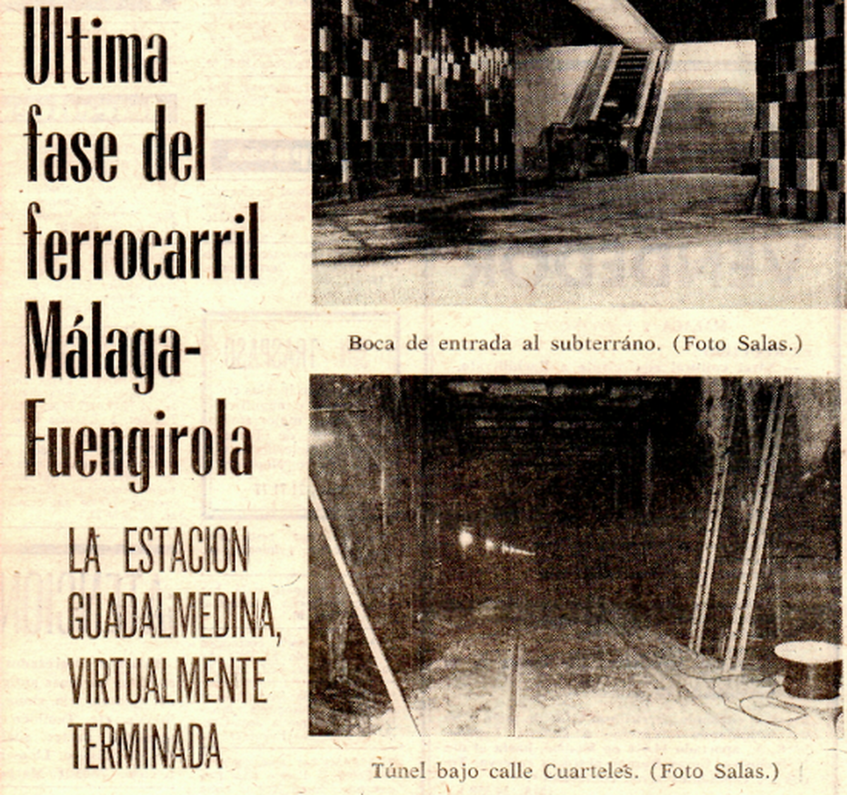 El Cercanías llega al centro: medio siglo de la estación Málaga-Guadalmedina