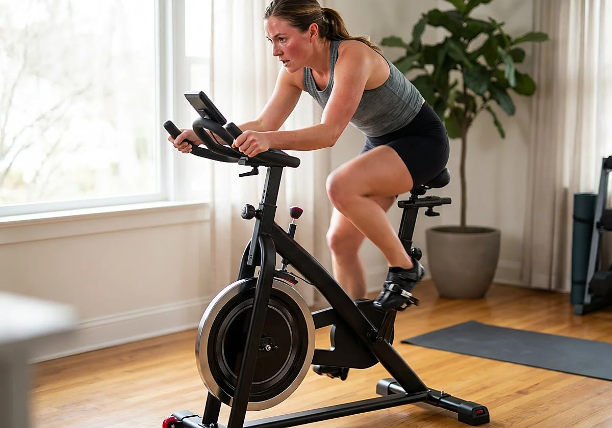 Entrenamientos intensos sin salir de casa con la bici estática Schwinn indoor cycling