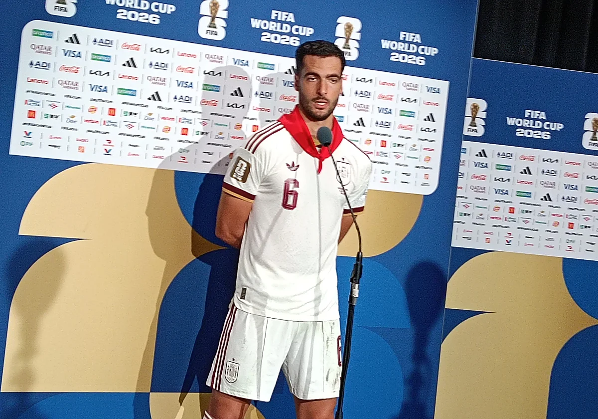 Merino celebra San Fermín: «La confianza del seleccionador no es regalada, es ganada»