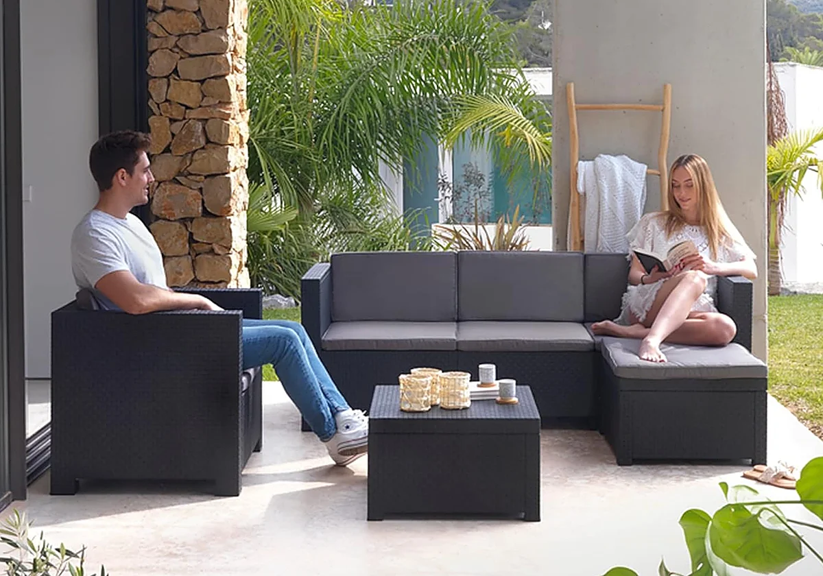 Los mejores conjuntos de muebles de ratán sintético para terraza y jardín