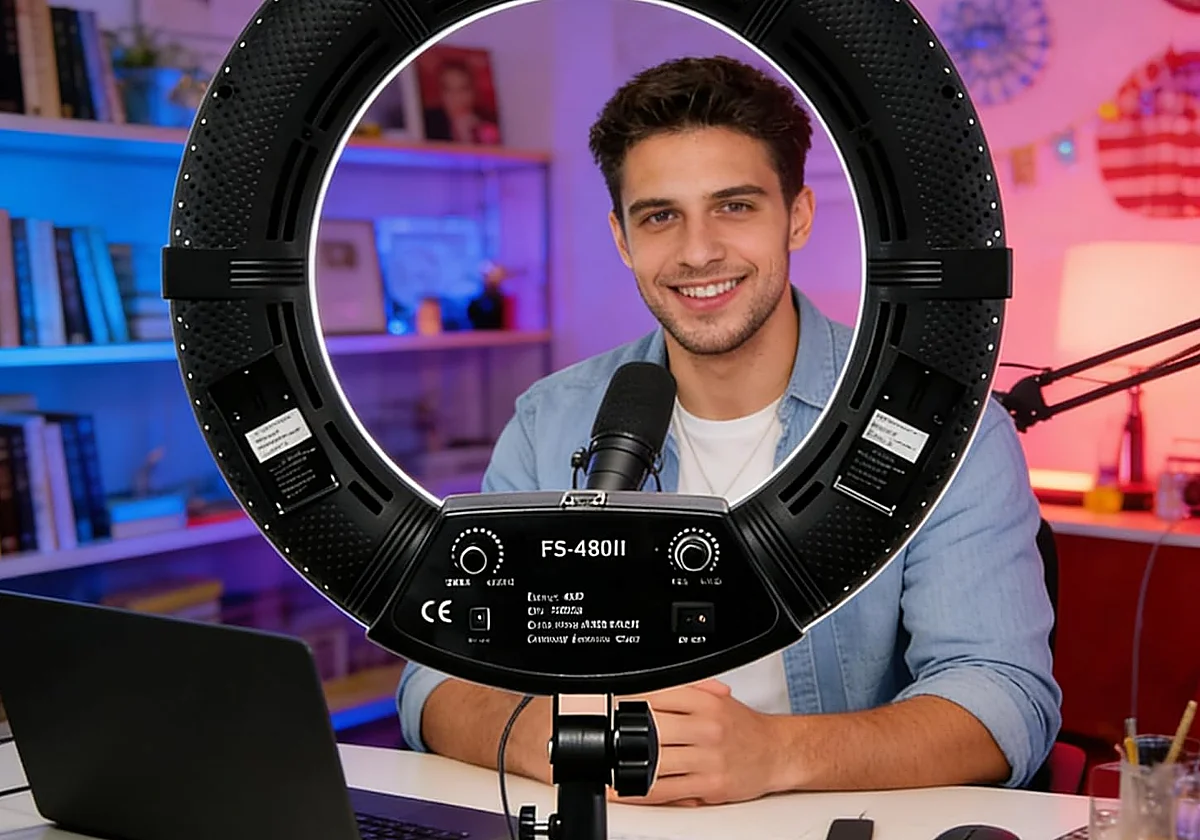 Los mejores aros de luz led con trípode para grabar vídeos y hacer videollamadas