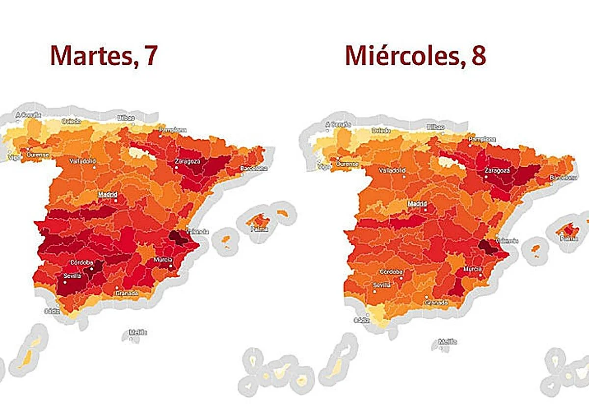 A quarter of Spain on alert for extreme heat: check if you’re at risk from the high temperatures