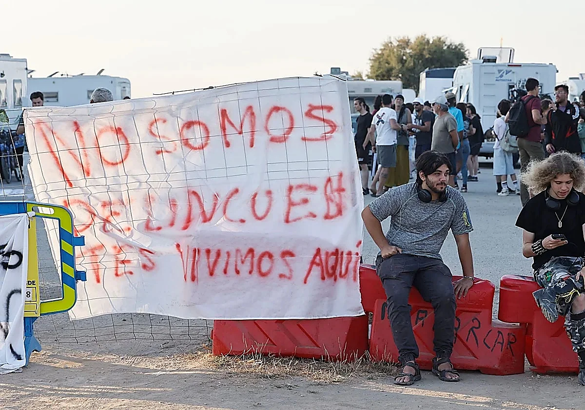Around 70 Malaga motorhome owners remain in Sacaba this Tuesday, day of scheduled eviction
