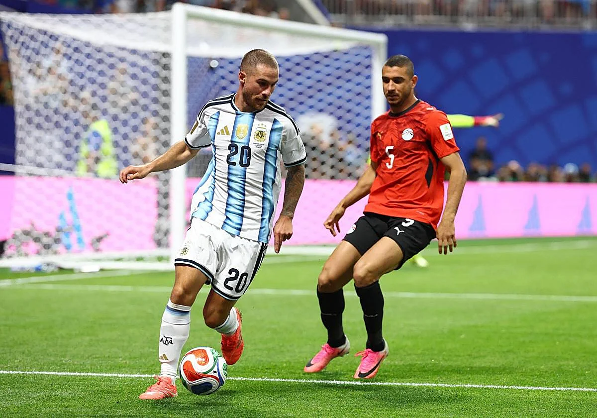 En directo, Argentina-Egipto